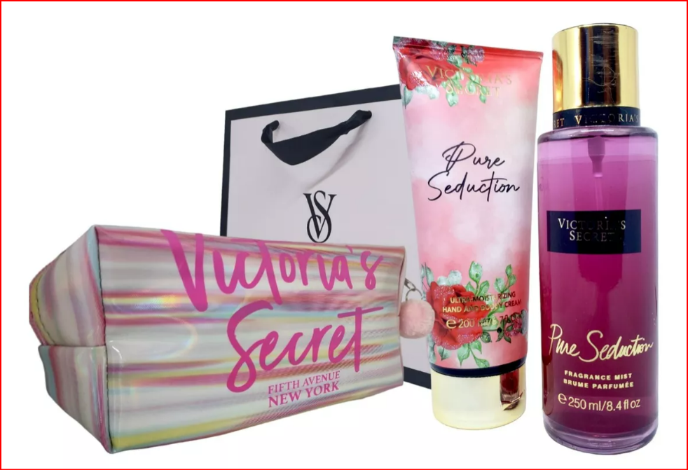 Kit Splash + Crema+ Cosmetiquera+ Bolsa Contramarcada Victoria´s Secret